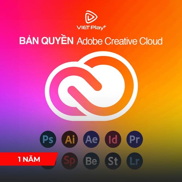 Adobe Creative Cloud All Apps 1 TBi (1 Năm)